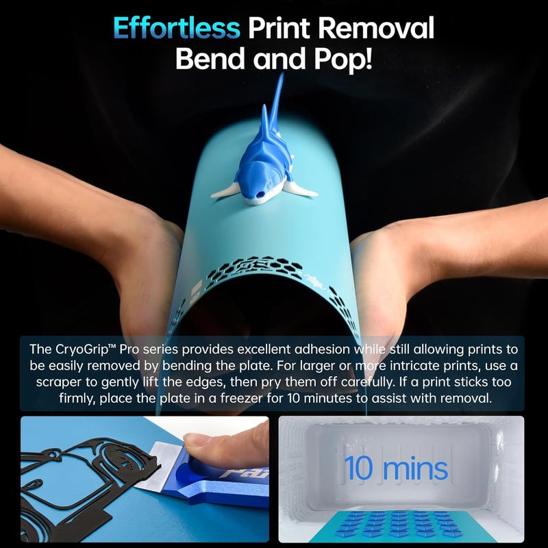BigTreeTech BIQU CryoGrip Pro Glacier 300x300MM for Voron 300/Qidi Plus 4 3D Printers Upgrade Panda Build Plate - Image 3